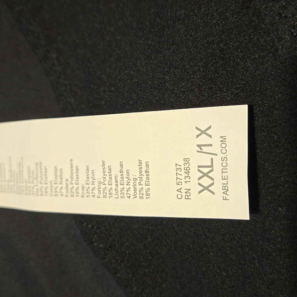 Fabletics Solid Black Bikini Bottoms Size Xxl/1x … - image 5